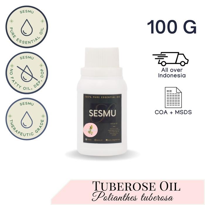100 GR / 100 ML TUBEROSE PURE ESSENTIAL OIL / MINYAK ATSIRI