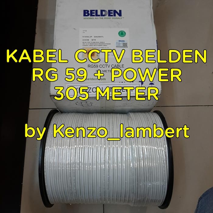 Kabel Cctv Rg59 Belden / Belden Cctv / Rg 59 Pasti Promo
