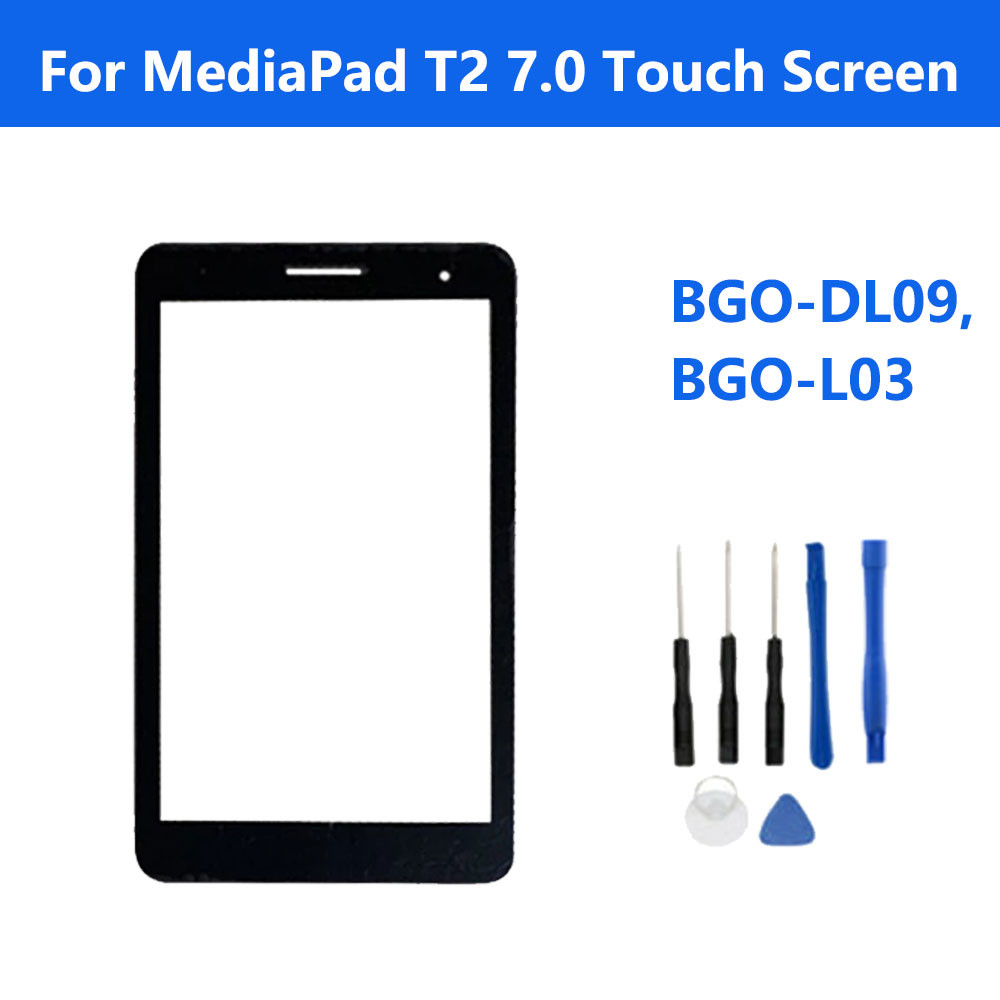 7"inch Front Glass Outer Glass Lens Panel Replacement For  MediaPad T2 7.0 BGO-DL09 BGO-L03