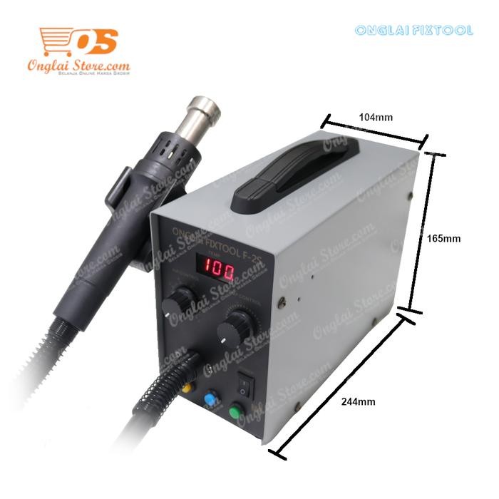 BLOWER SOLDER UAP ONGLAI FIXTOOL F-2S+ DIGITAL HOT AIR STATION 450C