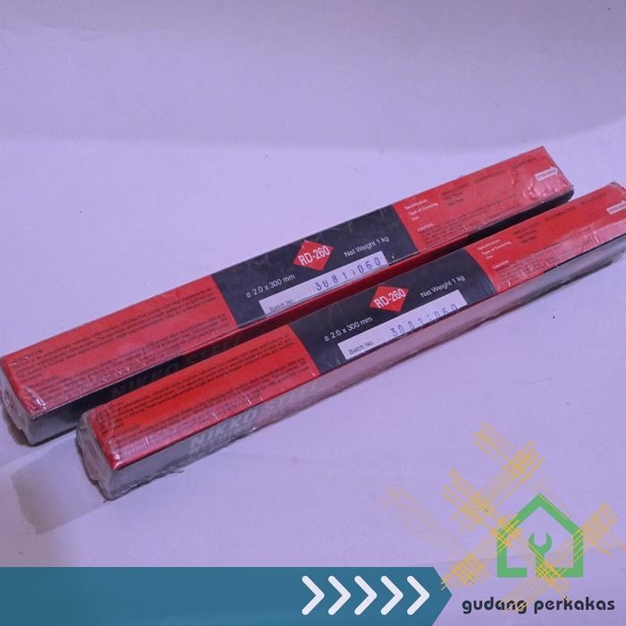 Kawat Las 2.0mm 1Kg NIKKO RD260 / Kawat Las Steel NIKKO RD 260