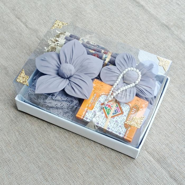 Seperangkat Alat Sholat Mahar Nikah Hampers Cewek Hias