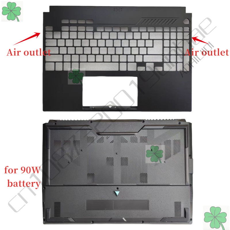 New For Asus Tuf Gaming A15(2023) Fa507Xi Fa507Nv Laptop Palmrest Upper Cover Bottom Case