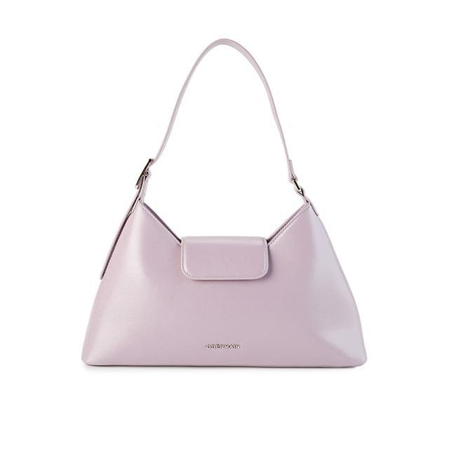Obermain Wanita HAISLEY Tas Selempang Wanita Minimalis Warna Lilac dengan Tali Adjustable dan Kompar