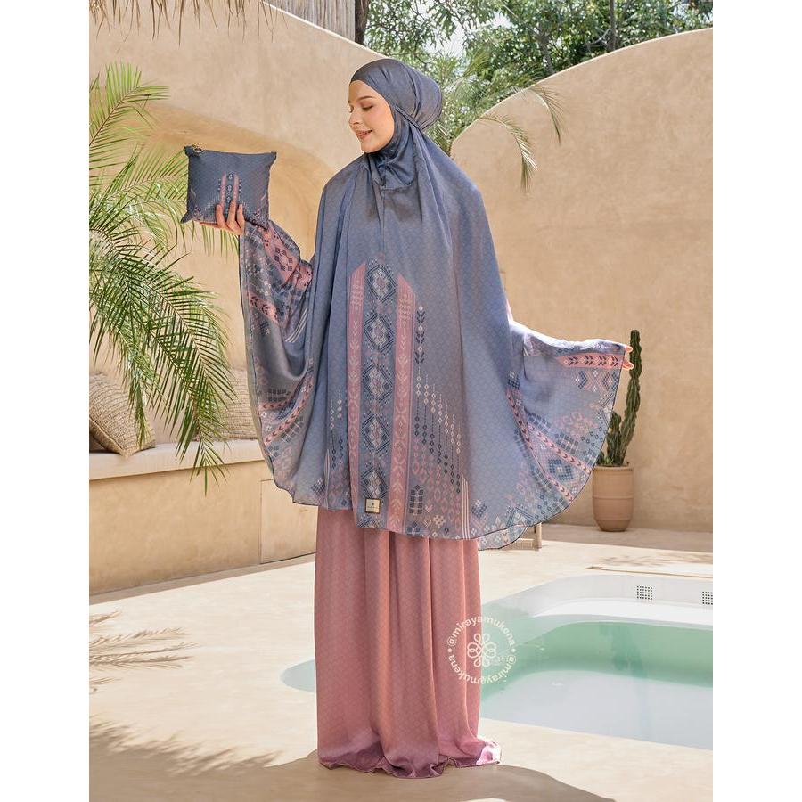 Mukena Travel Printing Miraya Serene Marine