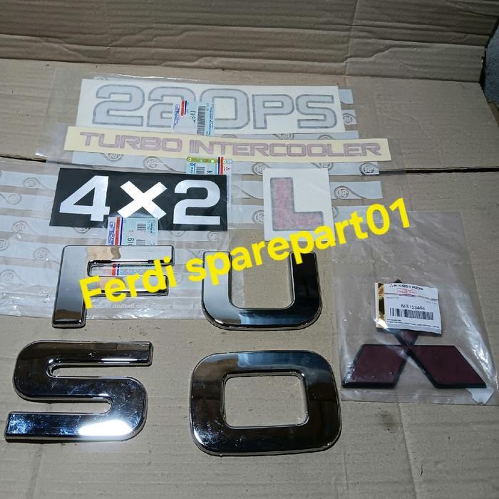 Emblem Fuso 220Ps 42 Original 1Set 6Macam Original Stikernya