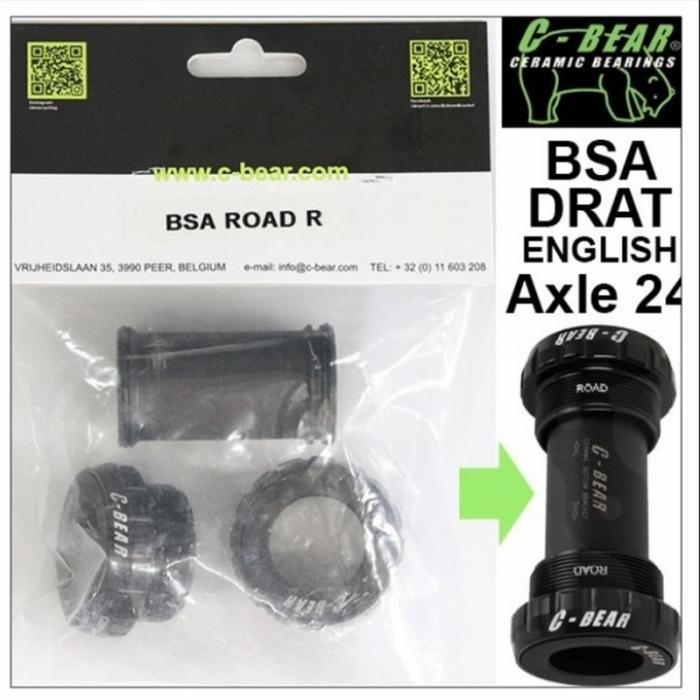 Baru Bb Bottom Bracket Cbear Bsa Road R Bb Ceramic Roadbike Minivelo Seli