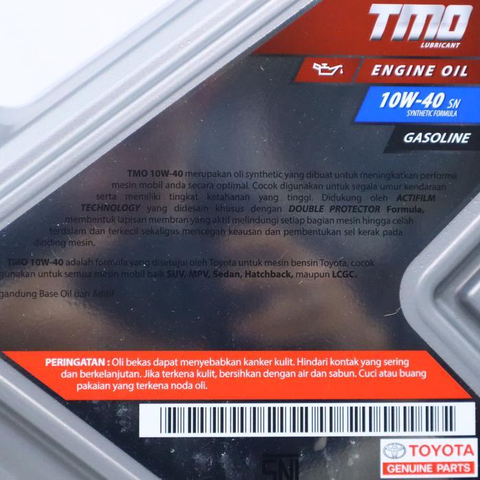 Oli Tmo 10W-40 Bensin 4L Galon - Oli Bensin Tmo 10W-40 - Oli Synthetic #Gratisongkir