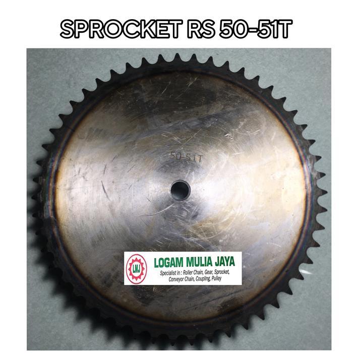 Roller Chain Sprocket Rs 50 Single Gigi 51T Sprocket Rs 50X51T
