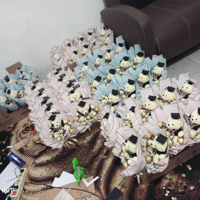 Baru Buket Wisuda Ferrero , Buket Ferrero Rocher , Buket Coklat Murah