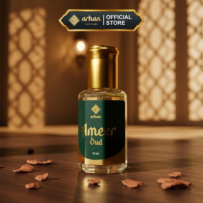 Terlaris Arhan Parfum Sholat Ameer Oud 12 Ml Bibit Murni