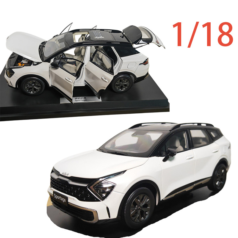 Original Factory Diecast 1/18 Scale KIA Alloy Car Model KIA Sportage Play Vehicles Toys for Boys No