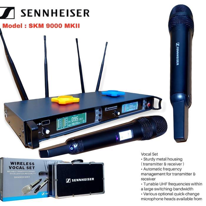Premium Mic Wireless Sennheiser Skm 9000/9045 ( Handheld ) Multi Channel Original