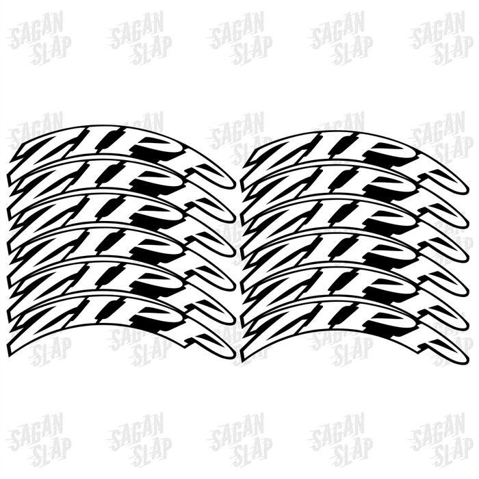 Stiker Sticker Decal Rims Velg Sepeda Zipp 700c Lebar 4 Cm
