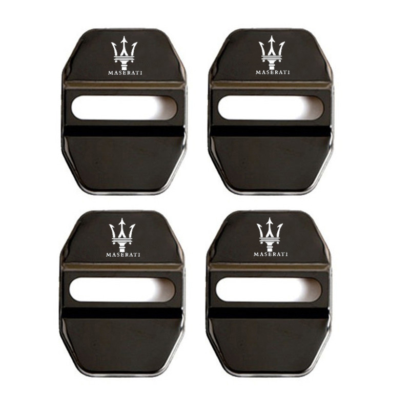 Protection Covers Accessories for Maserati Quattroporte Levante Ghibli Auto Logo Badge Car Door Lock