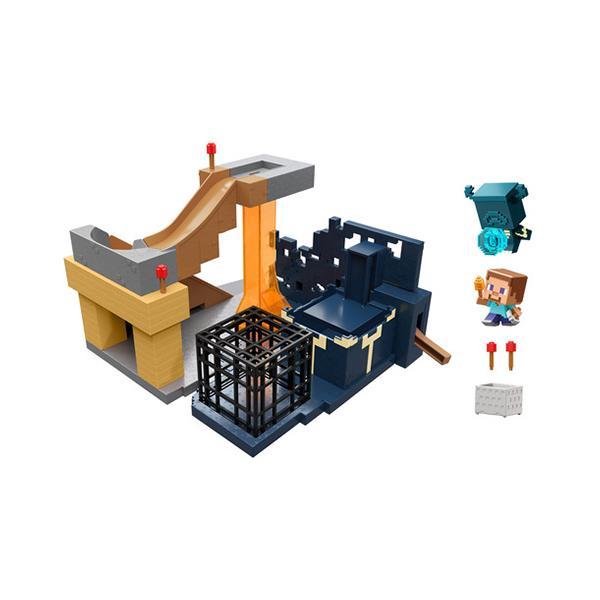 Minecraft Playset Mini Mode Rise Of The Warden - Mix Kids Toy Mainan Anak Bermain Permainan Koleksi