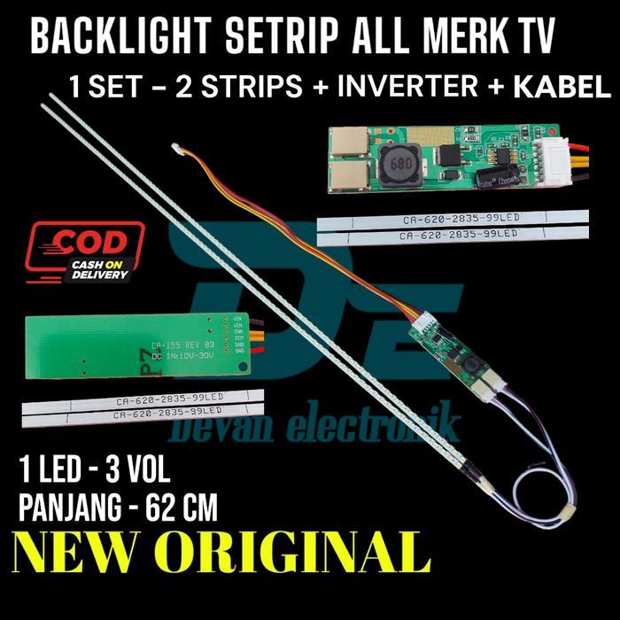 Terlaris Backlight Tv Led Lidi Strip Universal Multi Plus Inverter Lampu Tv Led