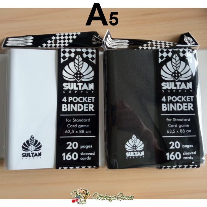 SULTAN 4-POCKET A5 BINDER 4P 8P 160 KARTU