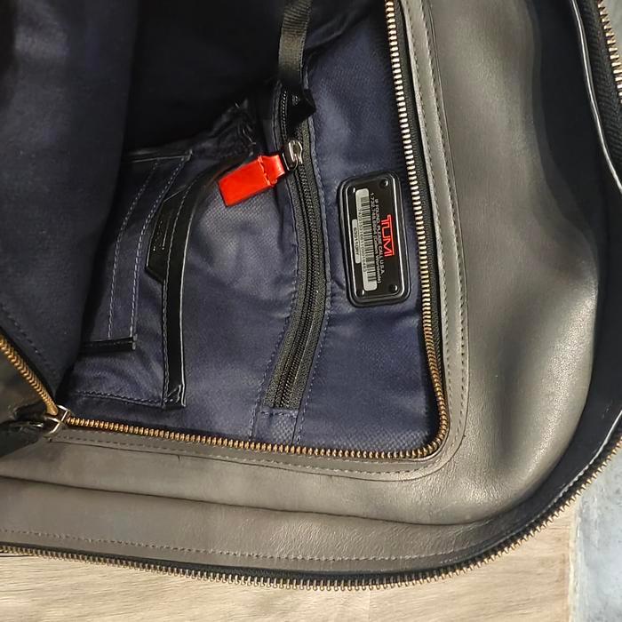 TUMI Harrison Bates business backpack genuine leather Promo