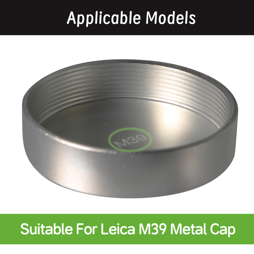 M39 M42 Metal Cap Set Rear Lens Cap 39mm 42mm Body Cover Screw Mount for Leica Thread Mount Camera