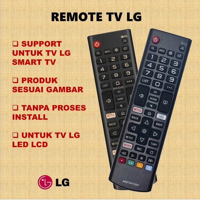Remote tv lg Remot tv led lg original