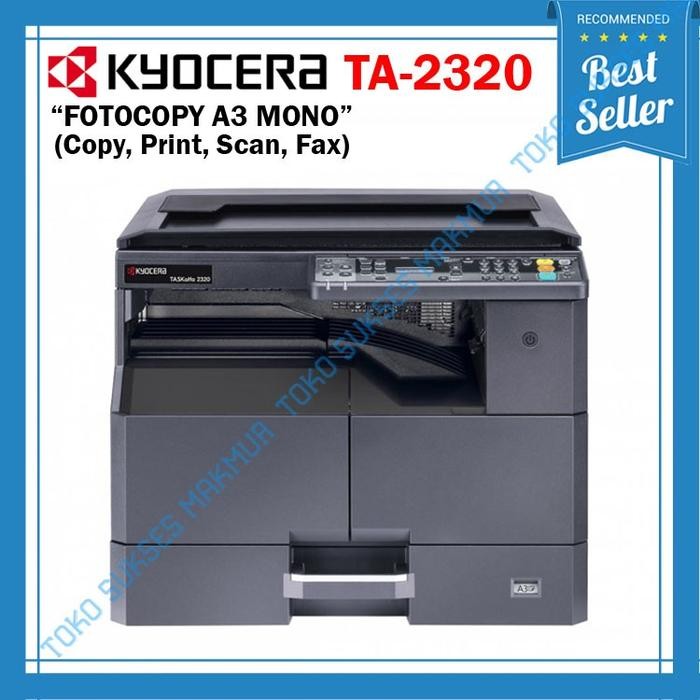 Terbatas Kyocera Taskalfa 2320A3 Mono Mfp Fotocopy - Print - Scan Color - Fax A3 - Kyocera Ta2320