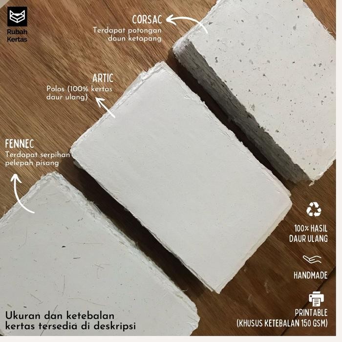 

NEW PRODUK KERTAS DAUR ULANG PUTIH - 3 VARIANT - 150 GSM WARUNG ARA67