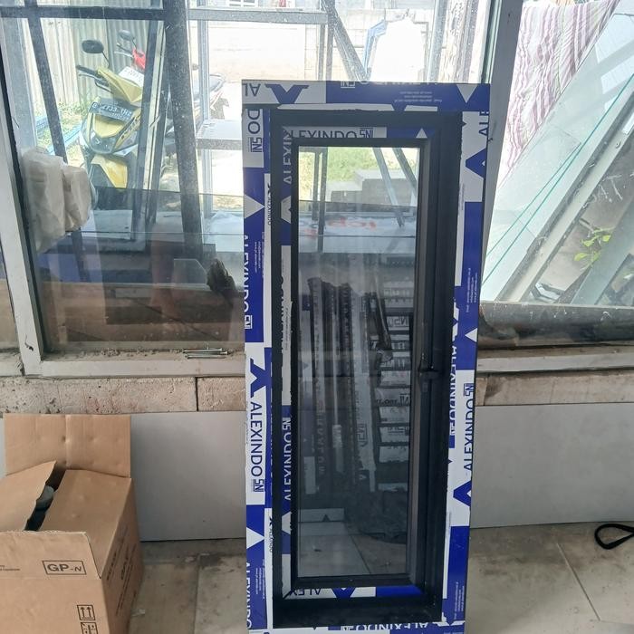 Bisa Grab Jendela Alumunium Satu Set Kusen+Jendelana T 150Cm X L 60Cm