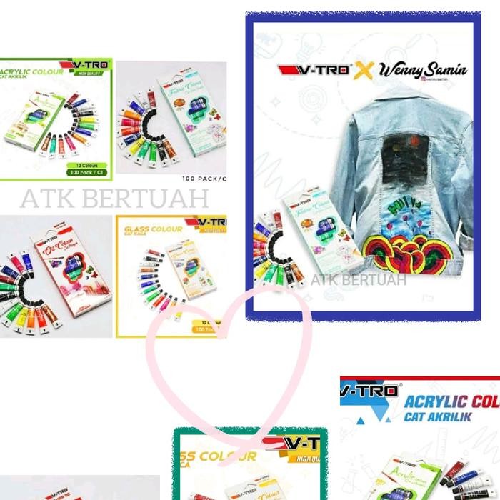 

Pilihan- V-Tro Vtro Fabric Color Set 12 Warna Cat Baju Kaos Jeans Kain Tekstil