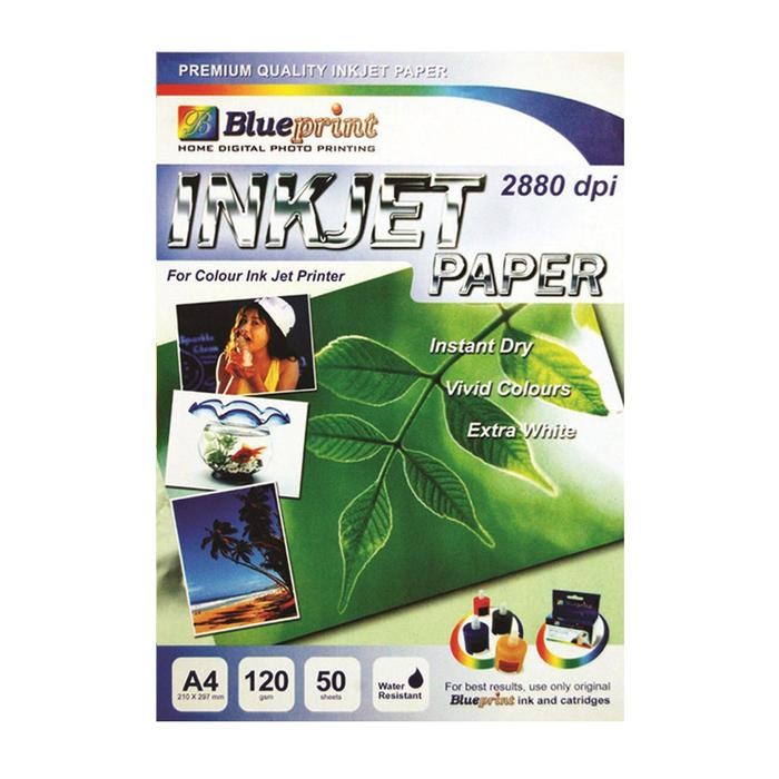 

Pilihan- Blueprint Inkjet Paper (Bp-Ipa4120) - A4, 50 Sheet, 120 Gsm, Cast Coating, Extra