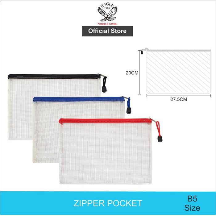 

EAGLE FILES Document Bag Tas Dokumen Resleting B5 E 291