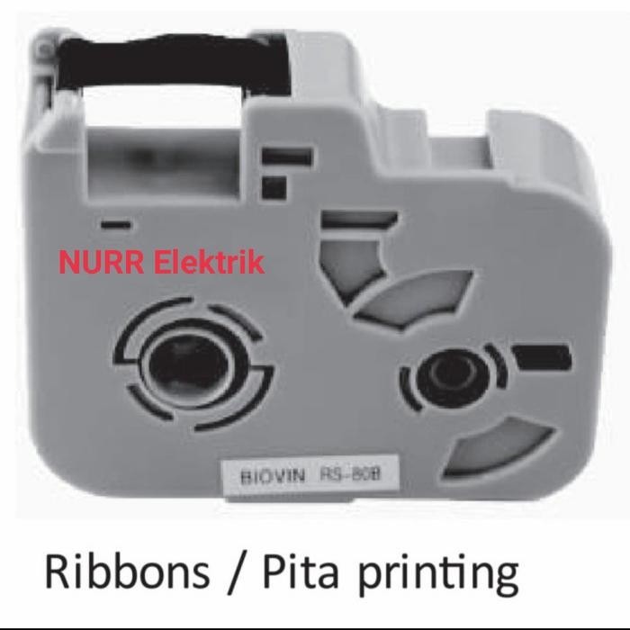 

RIBBONS/PITA PRINTING FOR MARKER TUBE &LEBEL MESIN WARNA HITAM STATIONERY