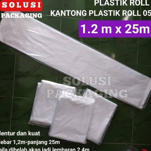 

KANTONG PLASTIK BESAR 1,2MX25M/PLASTIK COR ROLL PACKING BONEKA KASUR