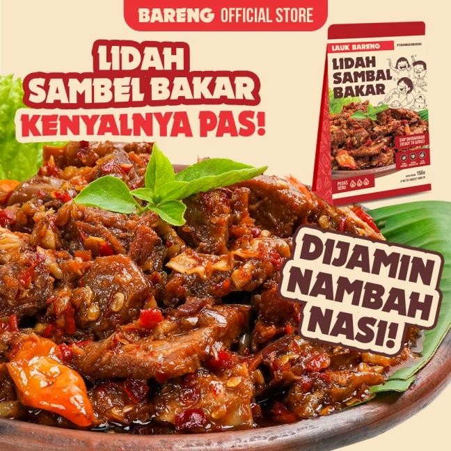 

Pilihan- Lahap Bareng Lidah Sapi Sambal Pedas Bakar Makanan Lauk Instant Ready To Eat, Real