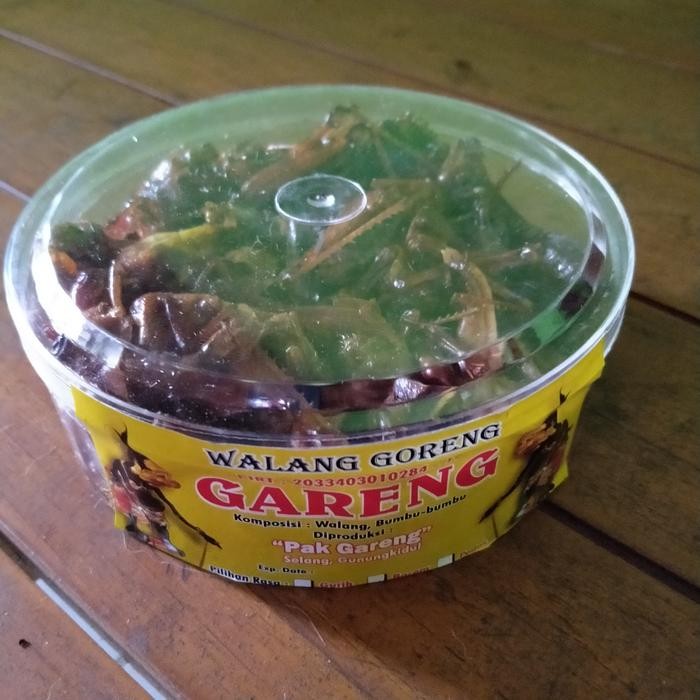 

ASLI Belalang Walang Goreng Pak Gareng Gunungkidul Makanan Khas Jogja 250gr READY STOCK