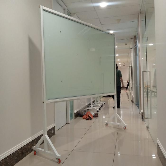 

NEW PRODUK GLASS WHITEBOARD MAGNET 120 X 240 CM + STANDING TUTI FRUITY