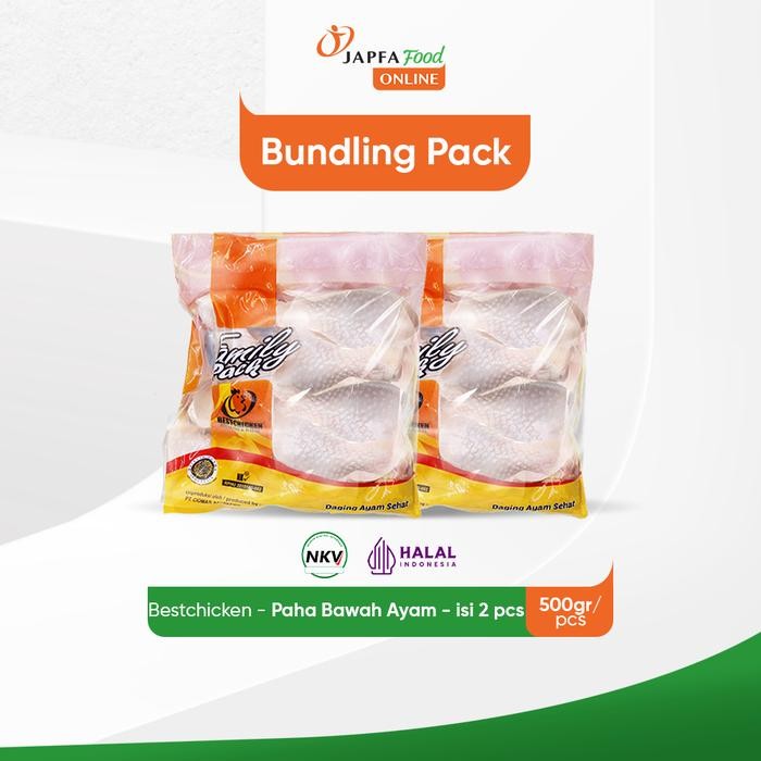 

Pilihan- Bestchicken Bundling Hemat Ayam Paha Bawah / Drumstick 500 Gr - Isi 2 Pack