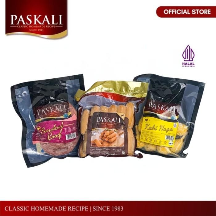 

Pilihan- Paket Serbu Paskali, Smoked Beef 200 Gram, Cocktail Sapi Tanpa Pewarna 500 Gram, Kaki