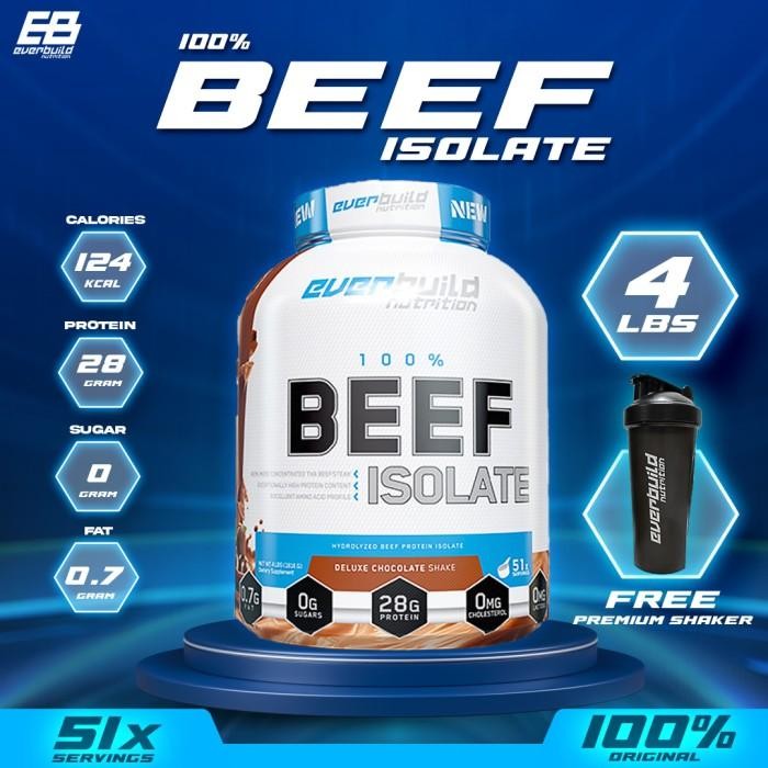 Everbuild nutrition 100% beef isolate 4lbs isolate beef bpom original