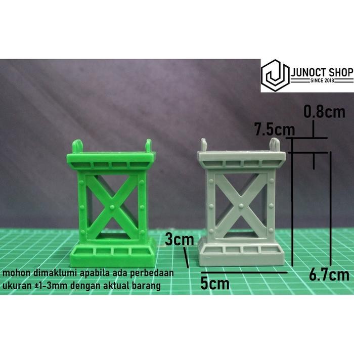 Pilihan- Miniatur Tiang Jembatan Superior Jalan Rel Kereta Diorama Maket Mainan