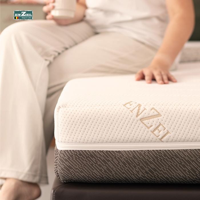 Pilihan- Enzel - Kasur Kesehatan Full Latex Orthopedic / Hard - Premium Orthopedic Uk 120X200