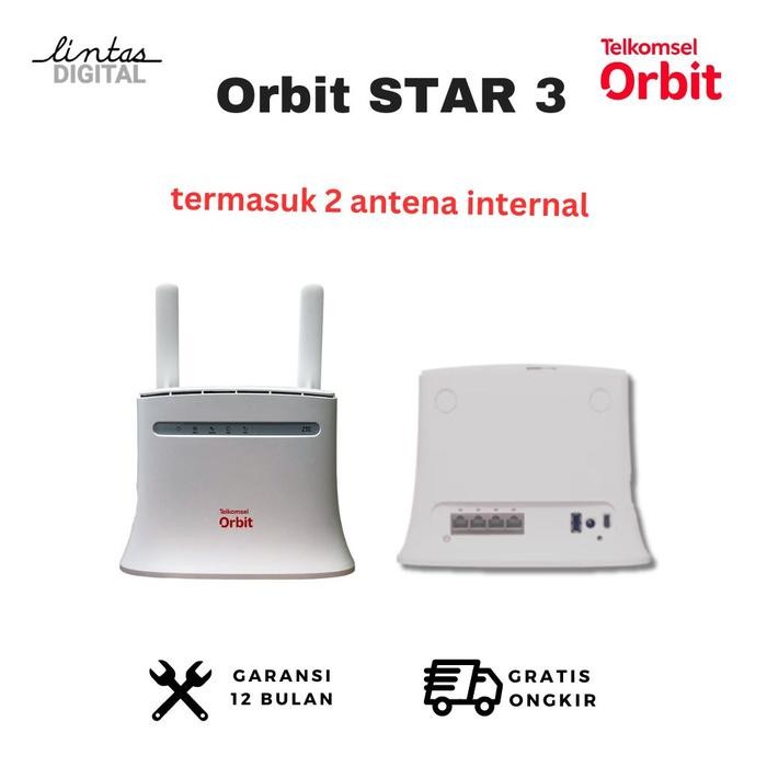 Pilihan- Telkomsel Orbit Star 3 Zte Mf283U Modem Wifi Home Router