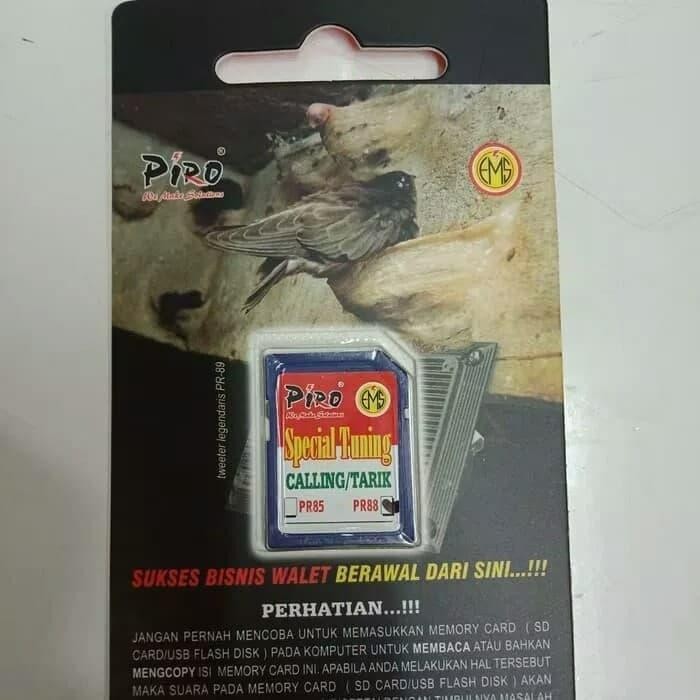 Terbaik Memory Card Piro Walet Suara Tarik Panggil Inap 100% Ori