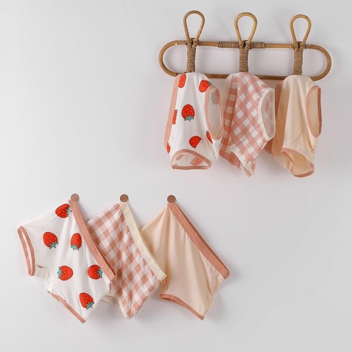 Celana dalam anak perempuan/ Boxer anak perempuan 1pack isi 3pcs