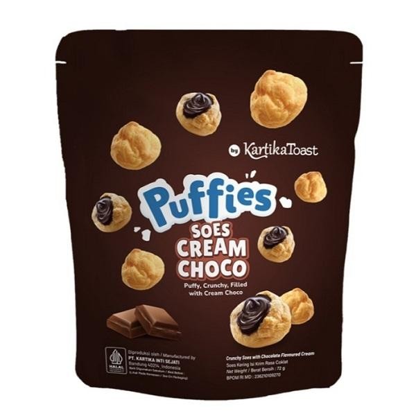 KARTIKA TOAST PUFFIES CHOCOLATE 72 GR