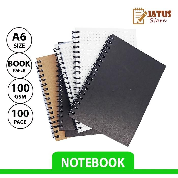 

New NOTEBOOK A6/JURNAL A6/NOTEPAD/ BOOKPAPER/ GRID/KOTAK2#DOTTED/TITIK2 #BLANK/POLOS