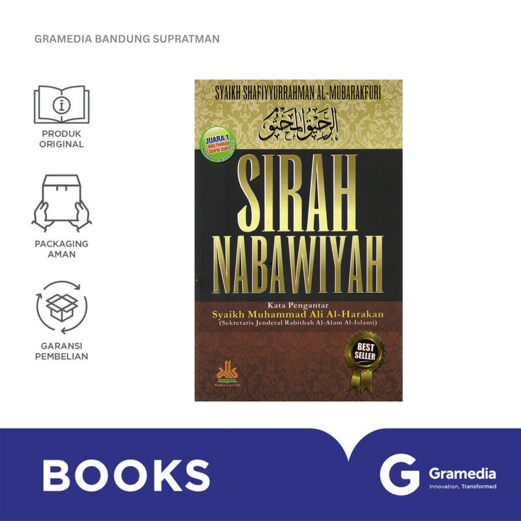 Gramedia Bandung Supratman | SIRAH NABAWIYAH HC | Buku Religion & Spiritual Islam | Buku Original Gr