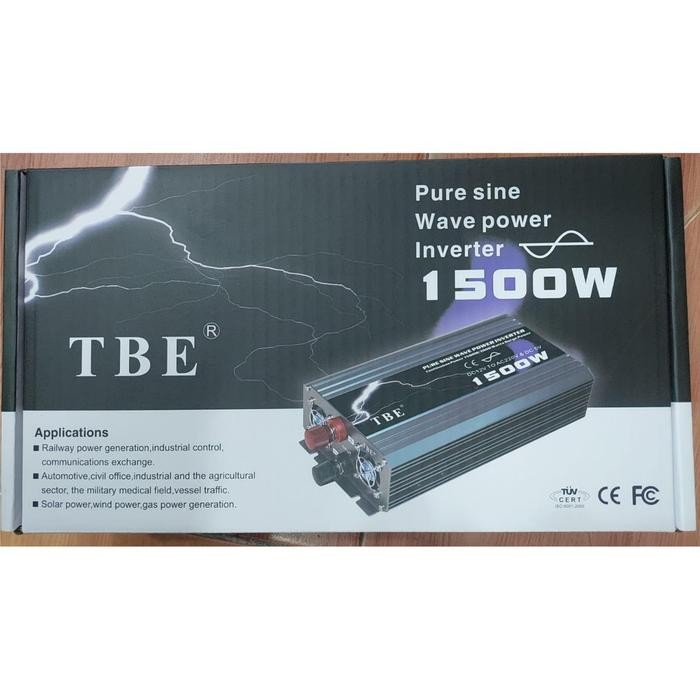Power Inverter TBE Pure Sine Wave 1500w 12 volt PSW 1500 watt 1500watt PSW