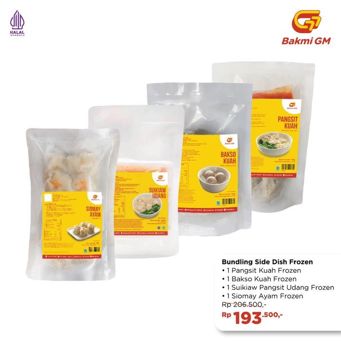 

Pilihan- Bakmi Gm - Paket Bundling Side Dish Frozen