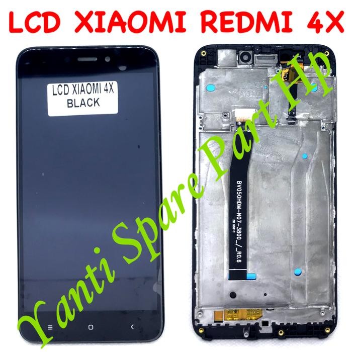 Pilihan- Lcd Touchscreen Xiaomi Redmi 4X Fullset Wtih Frame Original Terlaris